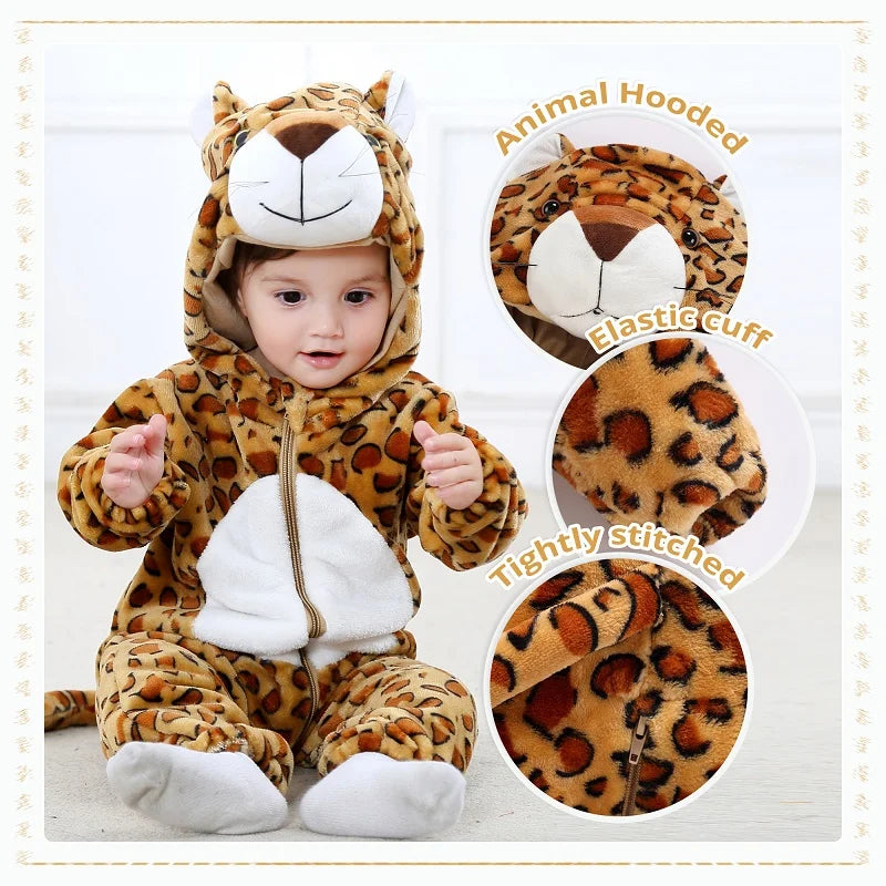 Hooded Animal Jumpsuit