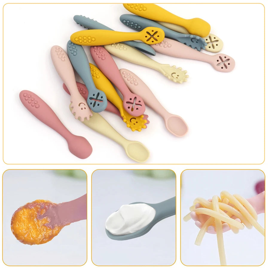 Silicone Spoon/Fork Set