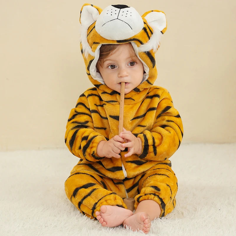 Hooded Animal Jumpsuit