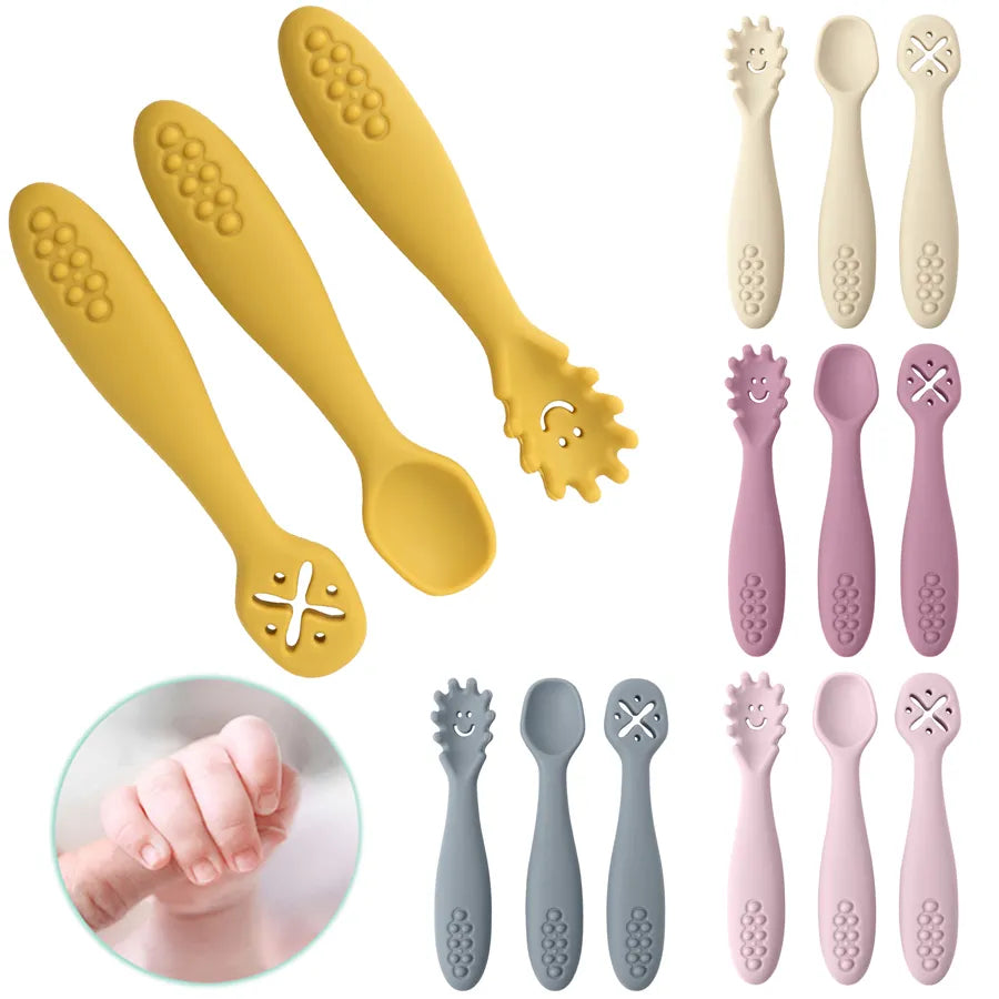 Silicone Spoon/Fork Set